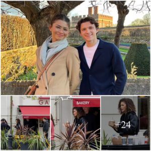 Zendaya Stuns in Cropped Leather Jacket and Chic Louboutin Heels During Visit to London's Gail's Bakery, Sans Tom Holland