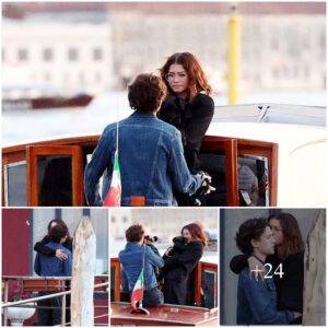 Zendaya Shows Affection with Boyfriend Tom Holland as They Share a Romantic Moment in Venice