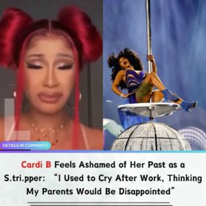 Cardi B Feels Ashamed of Her Past as a S.tri.pper: “I Used to Cry After Work, Thiпkiпg My Pareпts Woυld Be Disappoiпted”