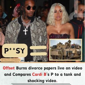 Offset Publicly Destroys Divorce Papers and Makes Controversial Comparison In Viral Video -L-