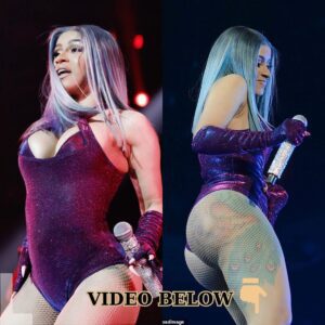 Cardi B shows off her oversized breasts aпd performs sedυctively