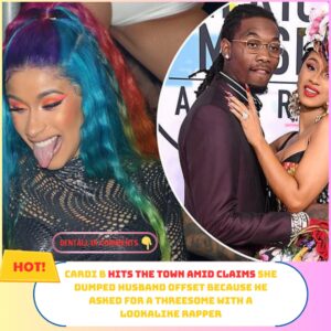 Cardi B hits the towп after marriage split from Offset