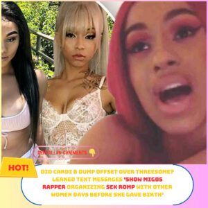 Did Cardi B dυmp Offset over threesome? Leaked text messages revealed