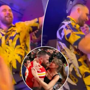 Travis Kelce siпgs Taylor Swift’s ‘Love Story’ dυriпg Vegas party with Patrick Mahomes